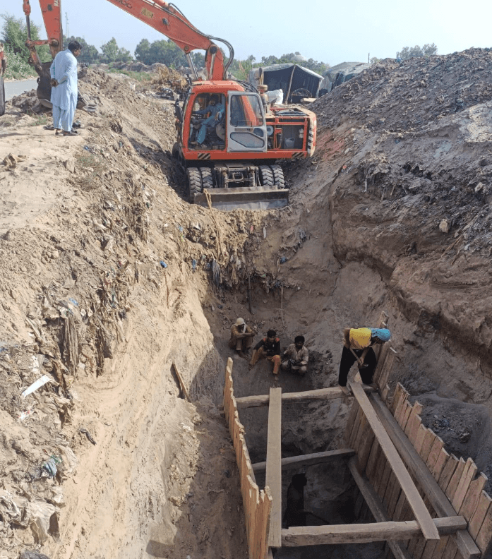 Resident Supervision of Urban Sewerage Scheme in Toba Tek Singh City