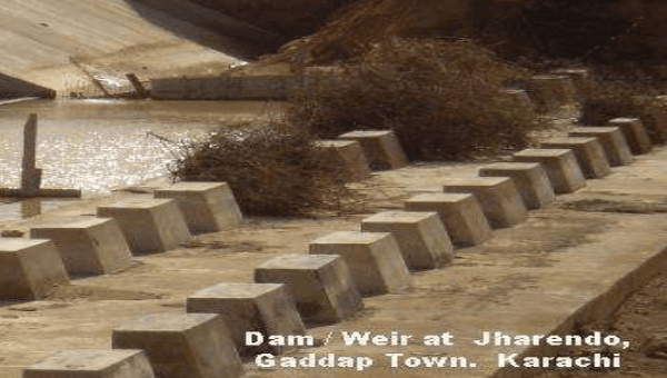 Dam / Weir at Jharendo